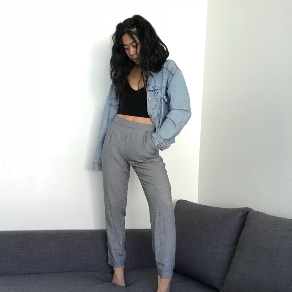 🔥 Gingham Trousers